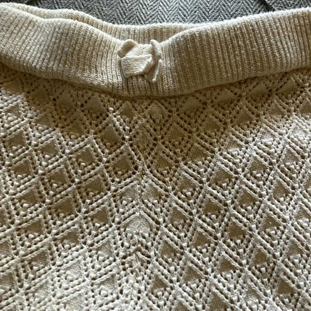 Janie and Jack Crochet Scalloped Trim Top and Shorts Size 16